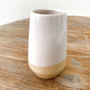 COSTA MESA || Isla Ceramic Two-Tone Decorative Vase ⭐️NEW IN BOX⭐️